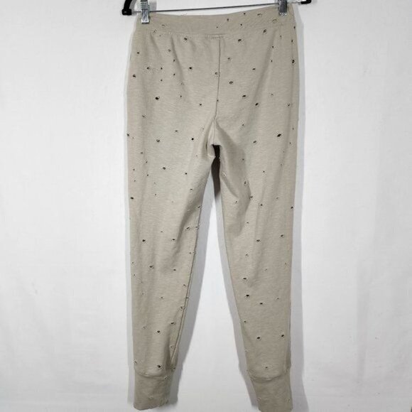 ElectricYoga Lace Up Corset Joggers with Distressed Holes Grunge Loungewear sz M - Picture 3 of 7